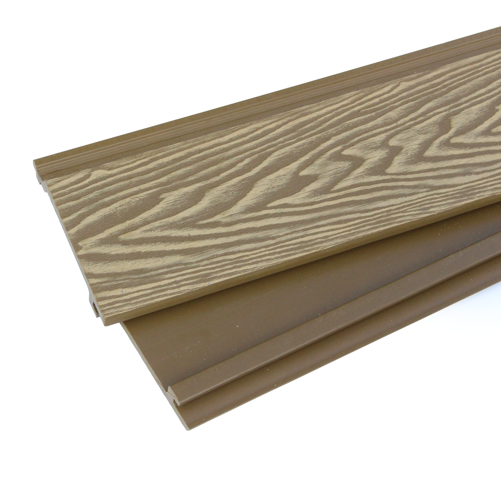 Maple Cladding Coping ClickClad Maple 3.6m Woodgrain Composite Cladding