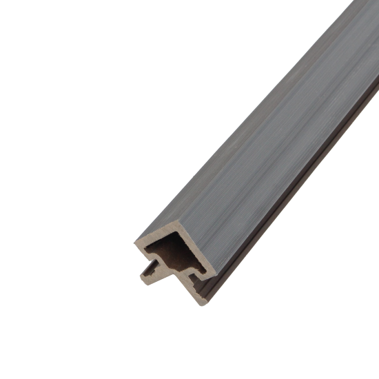 SLATTED CLADDING CORNER TRIM | STONE GREY | 2500MM