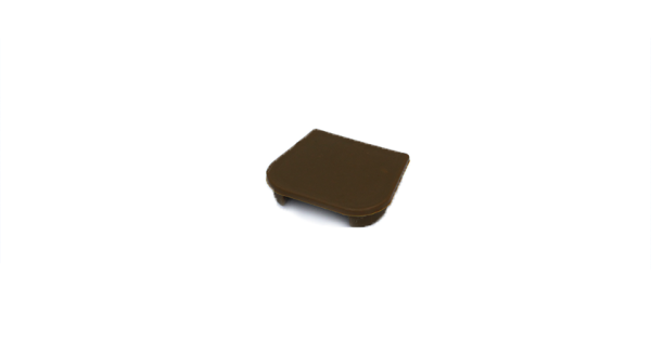 VersaFence Retrofit Aluminium Insert Cap - Brown For Concrete Posts
